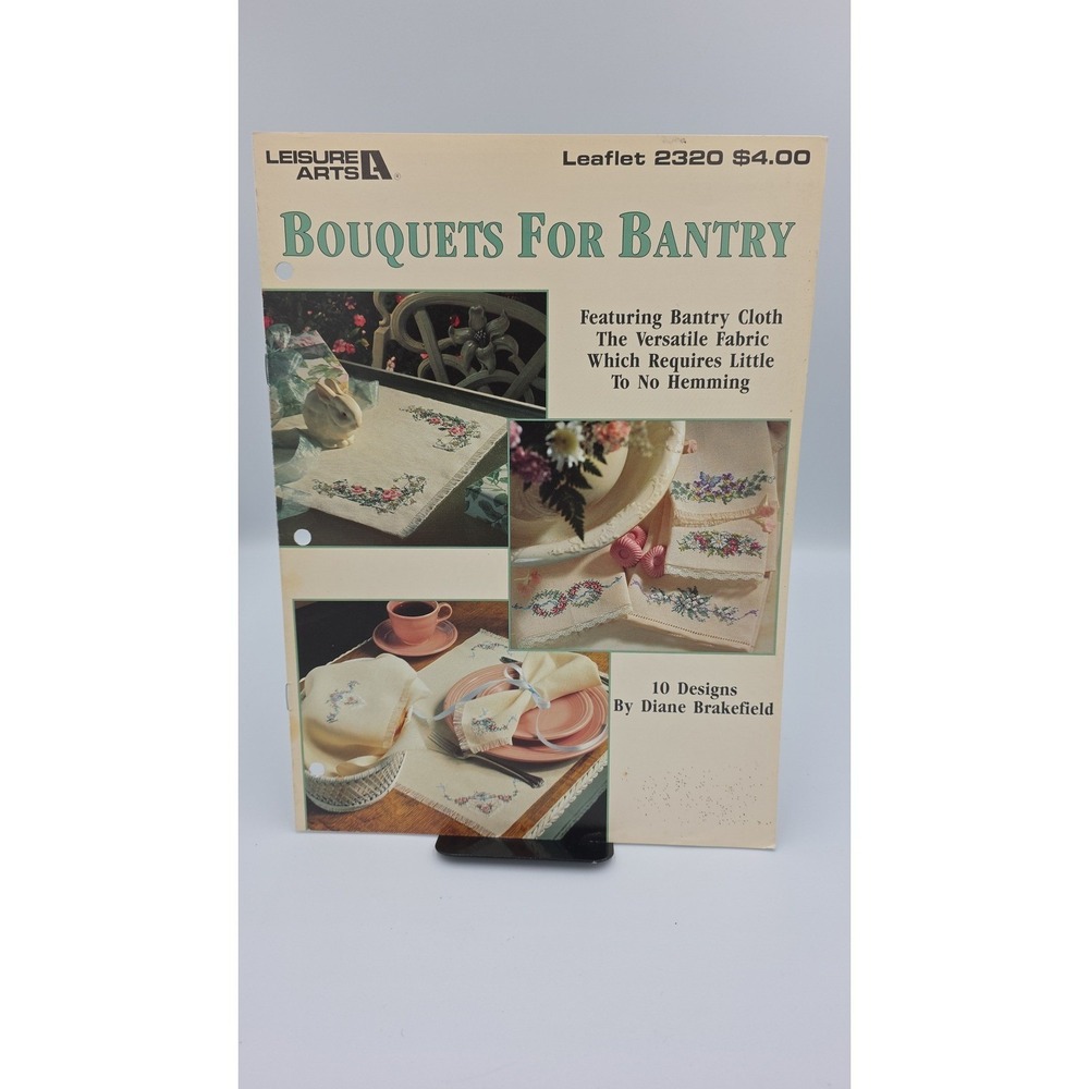 Bouquets For Bantry Leaflet 2320 Cross Stitch Pattern 1992